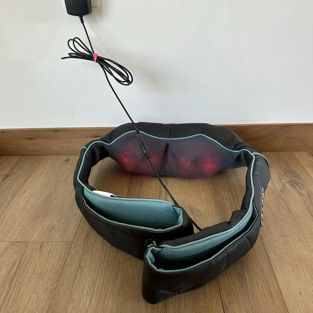 Shiatsu Back Shoulder and Neck Massager with Heat, Electric Deep Tissue 4D Knead